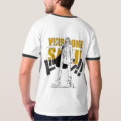 🍽️Black Suit Chef 66 Tee – Stealth Flame Style🖤 T-shirt (Achterkant volledig)