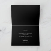 Black Suit Gepersonaliseerde Groomsman Voorstel (Binnen)