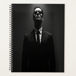 Black Suit Power Hard Hoesje Journal – Laat je los Planner