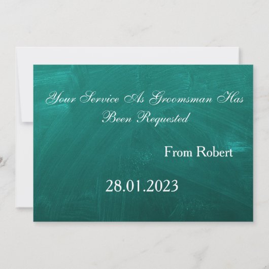 Black Suitup zal je mijn beste uitnodiging zijn (Achterkant)