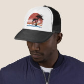 Black Summer Trucker Hat Pet (In situ)