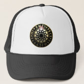 Black Sun-wiel Trucker Pet (Voorkant)