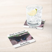 Black Swallowtail Butterfly #1 Kartonnen Onderzetters (Insitu)