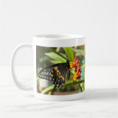 Black Swallowtail Butterfly#2-mok Koffiemok (Links)