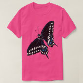 Black Swallowtail Butterfly 2 T-shirt (Design voorkant)