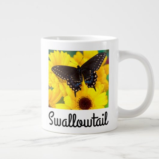 Black Swallowtail butterfly Grote Koffiekop (Rechts)