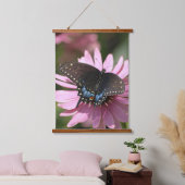 Black Swallowtail Butterfly Hangend Wandkleed (Slaapkamer)