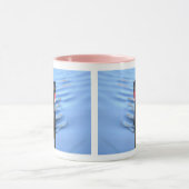 Black swam on water mok (Midden)