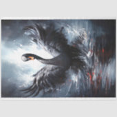 Black Swan 3 Decoupage papier (Voorkant)