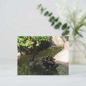 Black Swan Briefkaart (Staand voorkant)