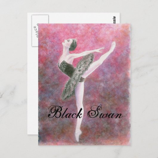 Black Swan Briefkaart (Voorkant / Achterkant)