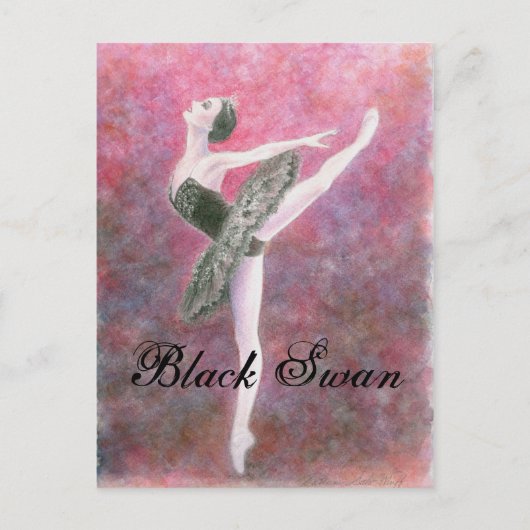 Black Swan Briefkaart (Voorkant)