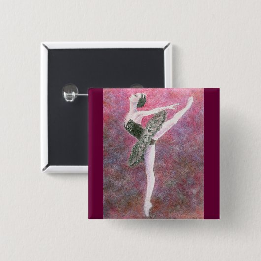 Black Swan Button (Voorkant /achterkant)