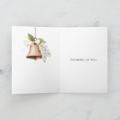 Black Swan Calla Lily Flower Thinking of you Kaart (Binnen)