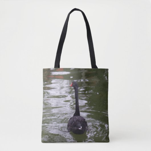 Black Swan Canvas tas (Voorkant)