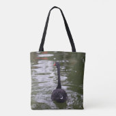 Black Swan Canvas tas (Achterkant)