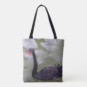 Black Swan Canvas tas (Achterkant)