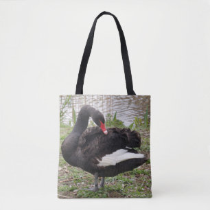 Black Swan Canvas tas