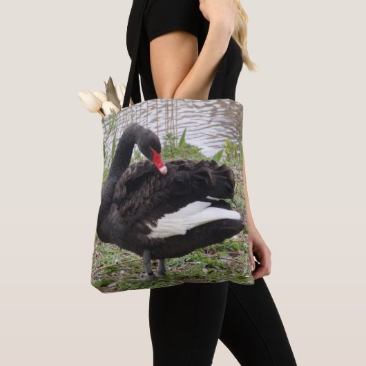Black Swan Canvas tas (Dichtbij)
