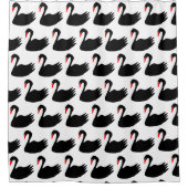 Black Swan Design Douchegordijn (Voorkant)