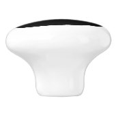 Black Swan Design op maat Keramische Knop (Zijkant)