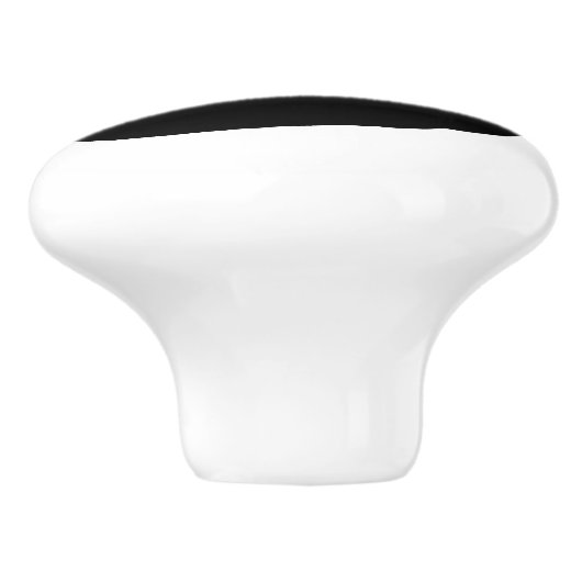 Black Swan Design Personalised Keramische Knop (Zijkant)