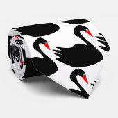 Black Swan Design Stropdas (Opgerold)