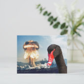 Black Swan Disaster Briefkaart (Staand voorkant)