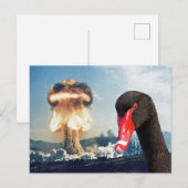 Black Swan Disaster Briefkaart (Voorkant / Achterkant)