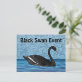 Black Swan Event Briefkaart (Staand voorkant)