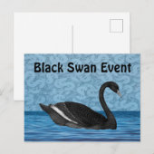 Black Swan Event Briefkaart (Voorkant / Achterkant)
