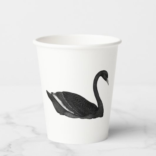 Black Swan Event Papieren Bekers (Voorkant)