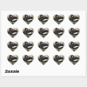 Black Swan Heart Sticker (Vel)