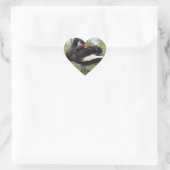 Black Swan Heart Sticker (Tas)