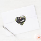 Black Swan Heart Sticker (Envelop)