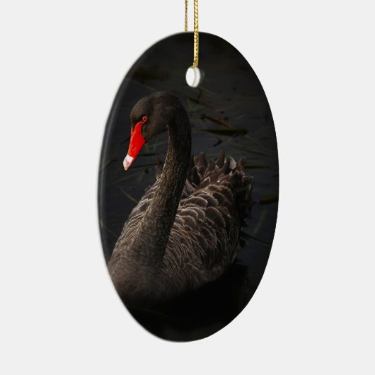 Black Swan Keramisch Ornament (Rechts)