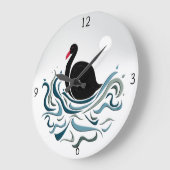 Black Swan Large Clock Grote Klok (Hoek)