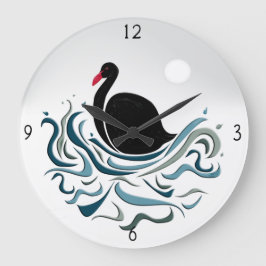 Black Swan Large Clock Grote Klok