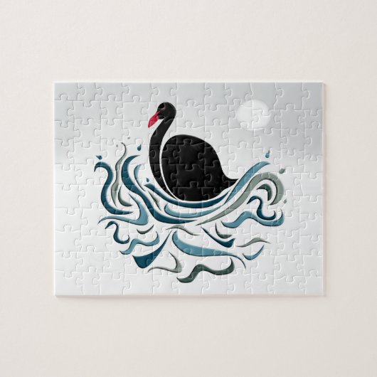 Black Swan Legpuzzel (Horizontaal)