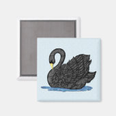 Black Swan Magneet (Voorkant / Achterkant)