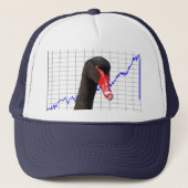 Black Swan Market Crash Trucker Pet (Voorkant)