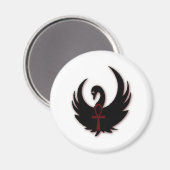 Black Swan met Ankh Magneet (Voorkant / Achterkant)