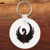 Black Swan met Ankh Sleutelhanger (Voorkant)
