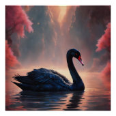 Black Swan no 5 Glanzend Poster (Voorkant)
