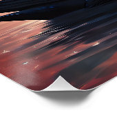 Black Swan no 5 Glanzend Poster (Hoek)