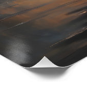 Black Swan no 6 Glanzend Poster (Hoek)