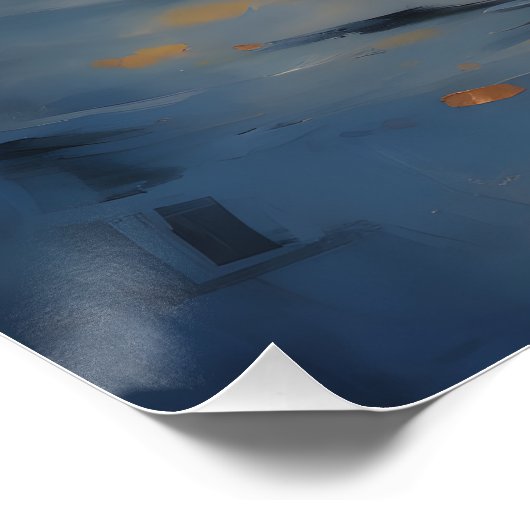 Black Swan no 7 Glanzend Poster (Hoek)