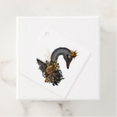 Black Swan Quinceañera Bedankjes Labels (In situ)