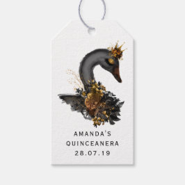 Black Swan Quinceañera Cadeaulabel