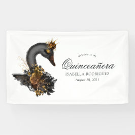 Black Swan Quinceañera Spandoek